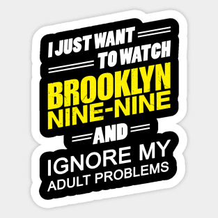 Brooklyn Nine-Nine Tee. Sticker